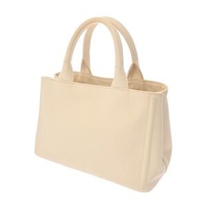 Prada Edition Limited White Canapa Handbag Pink Hawaii Canvas